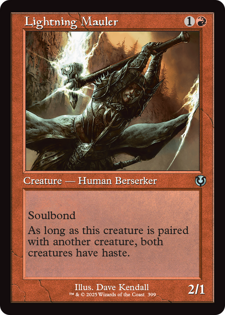 Lightning Mauler (Retro Frame) [Innistrad Remastered] | Webway Games