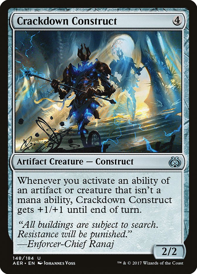 Crackdown Construct [Aether Revolt] | Webway Games