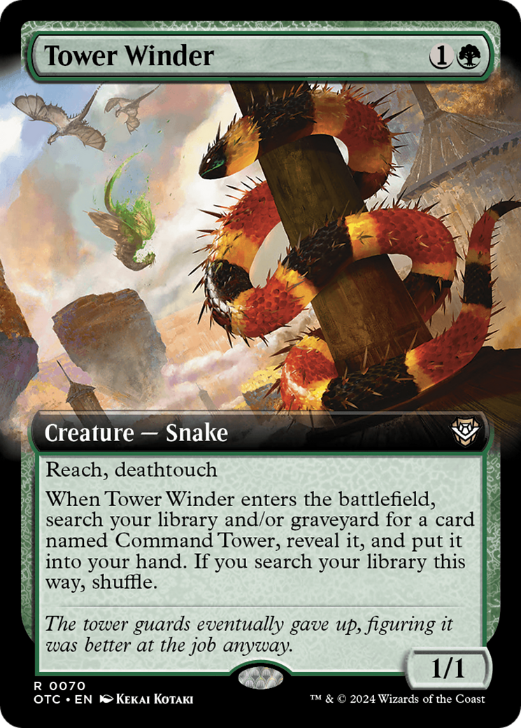 Tower Winder (Extended Art) [Outlaws of Thunder Junction Commander] | Webway Games