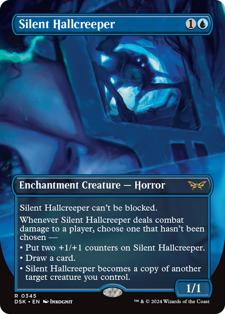 Silent Hallcreeper (Borderless) [Duskmourn: House of Horror] | Webway Games