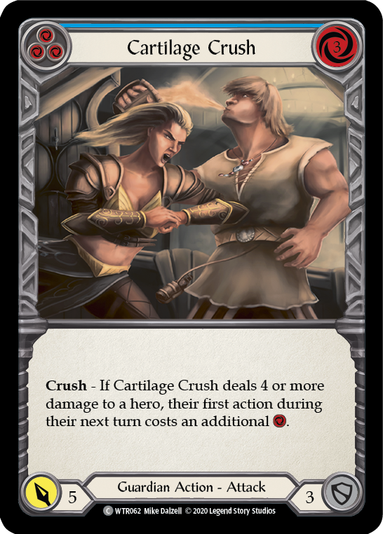 Cartilage Crush (Blue) [U-WTR062] (Welcome to Rathe Unlimited)  Unlimited Rainbow Foil | Webway Games