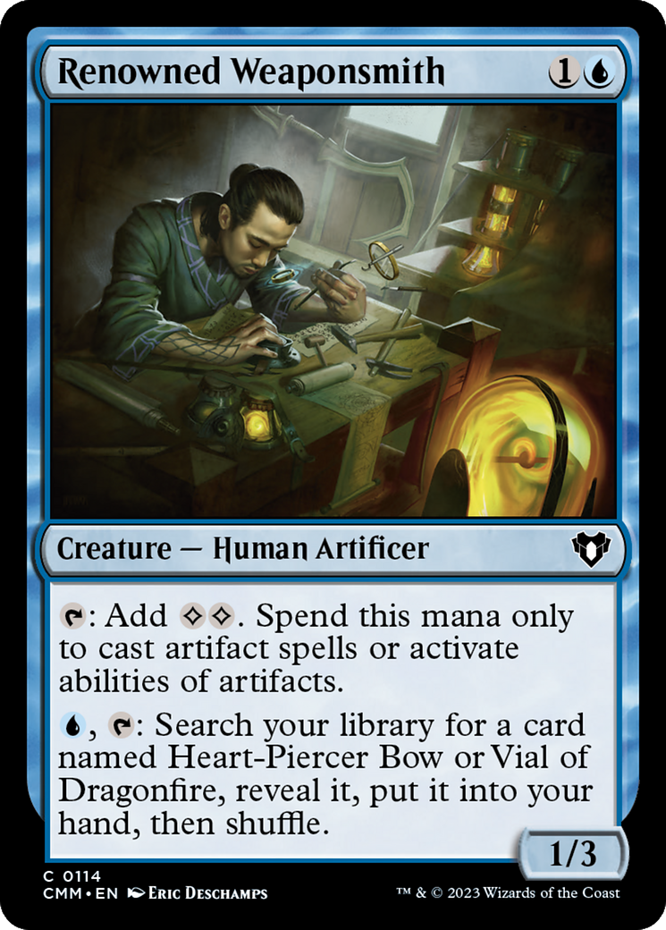 Renowned Weaponsmith [Commander Masters] | Webway Games