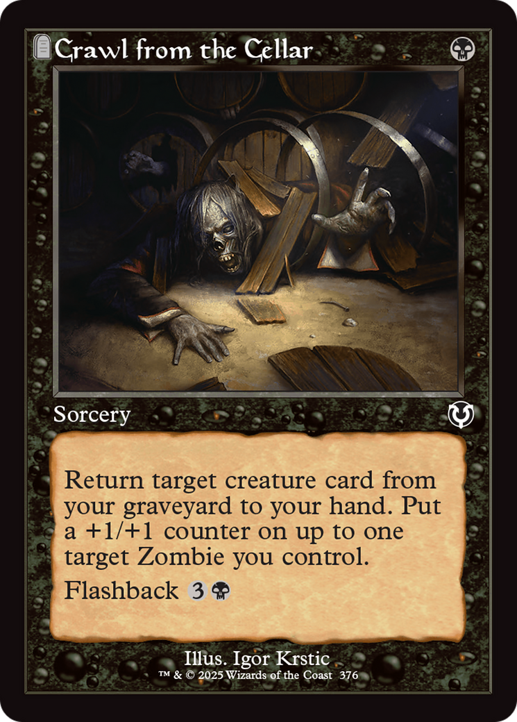 Crawl from the Cellar (Retro Frame) [Innistrad Remastered] | Webway Games