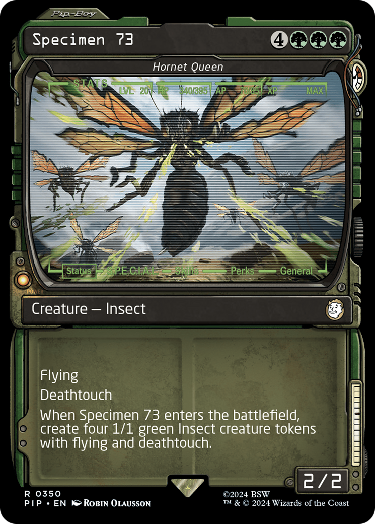 Specimen 73 - Hornet Queen (Showcase) [Fallout] | Webway Games