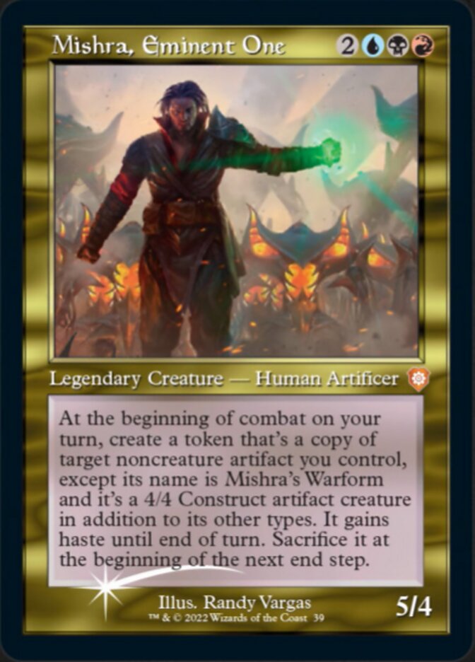 Mishra, Eminent One (039) (Retro) (Display Commander) [The Brothers' War Commander] | Webway Games