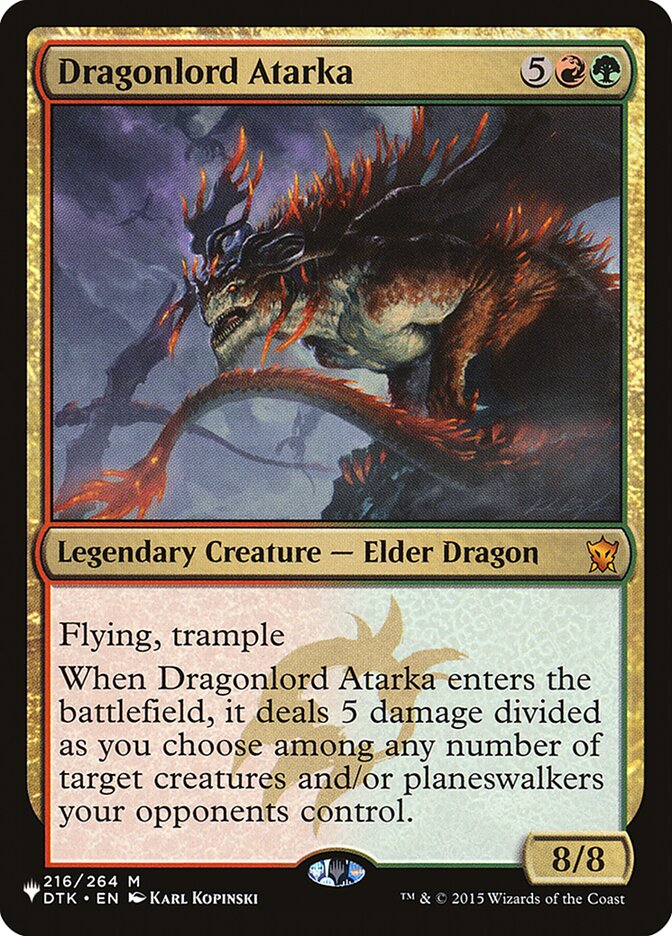 Dragonlord Atarka [The List] | Webway Games