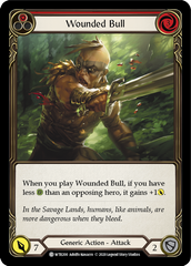 Wounded Bull (Red) [U-WTR200] (Welcome to Rathe Unlimited)  Unlimited Normal | Webway Games