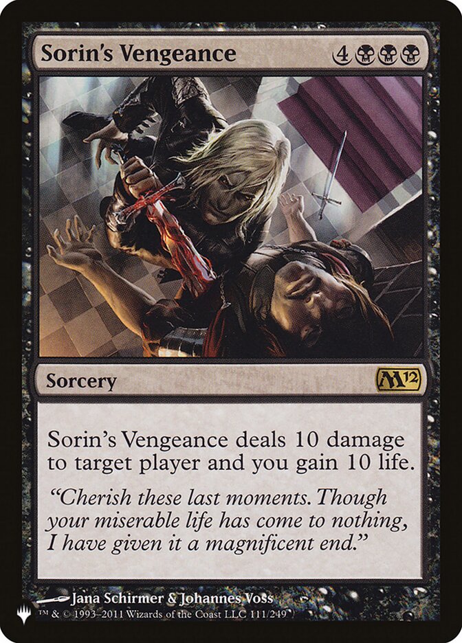 Sorin's Vengeance [The List] | Webway Games
