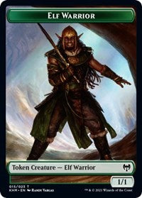 Elf Warrior // Troll Warrior Double-Sided Token [Kaldheim Tokens] | Webway Games