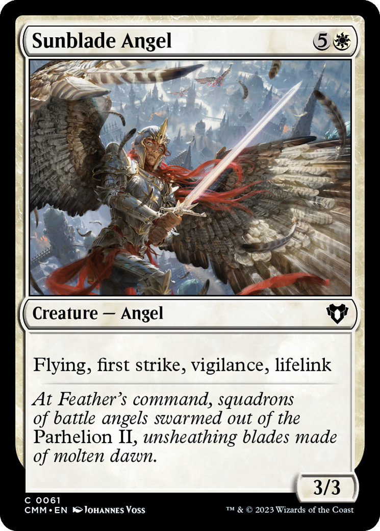 Sunblade Angel [Commander Masters] | Webway Games