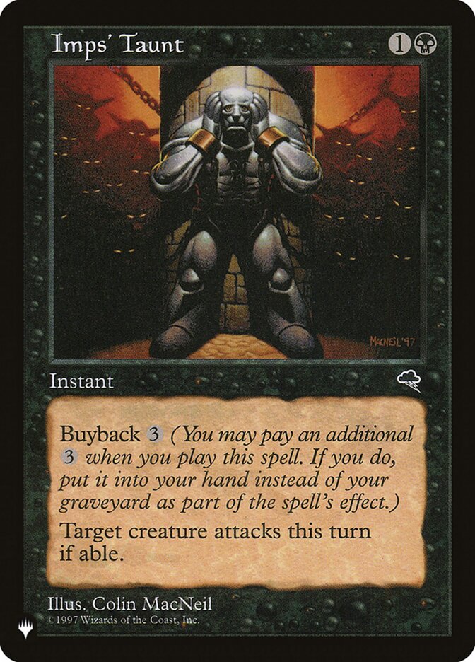 Imps' Taunt [The List] | Webway Games