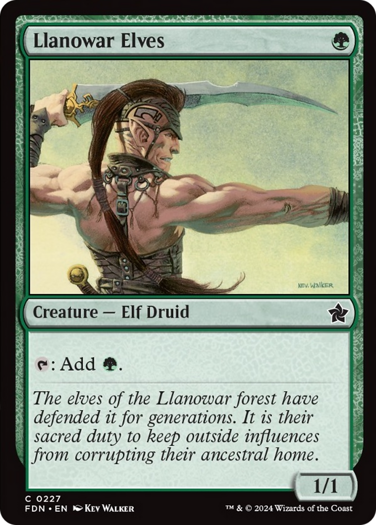 Llanowar Elves [Foundations] | Webway Games