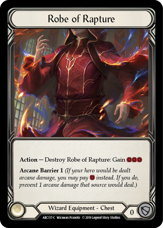 Robe of Rapture [ARC117-C] (Arcane Rising)  1st Edition Normal | Webway Games