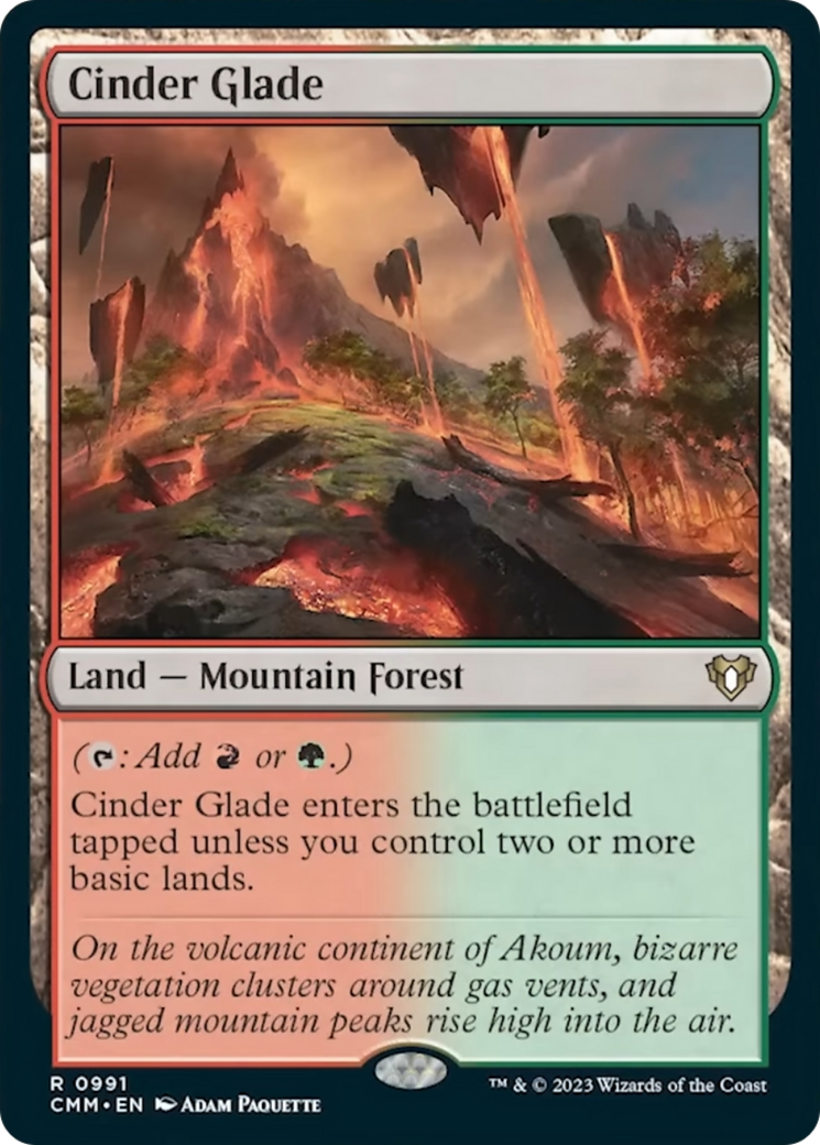 Cinder Glade [Commander Masters] | Webway Games