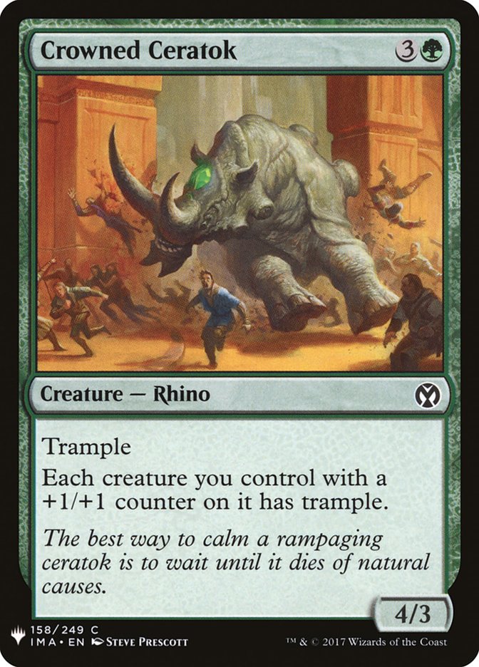 Crowned Ceratok [Mystery Booster] | Webway Games