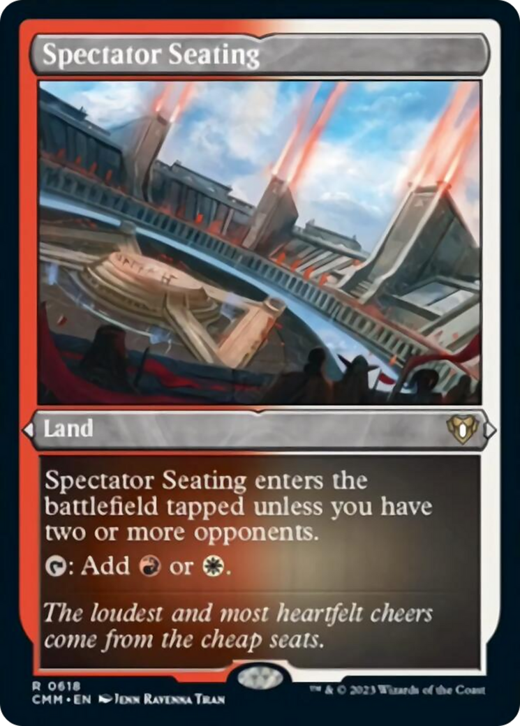 Spectator Seating (Foil Etched) [Commander Masters] | Webway Games