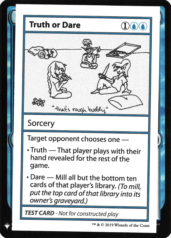 Truth or Dare [Mystery Booster Playtest Cards] | Webway Games