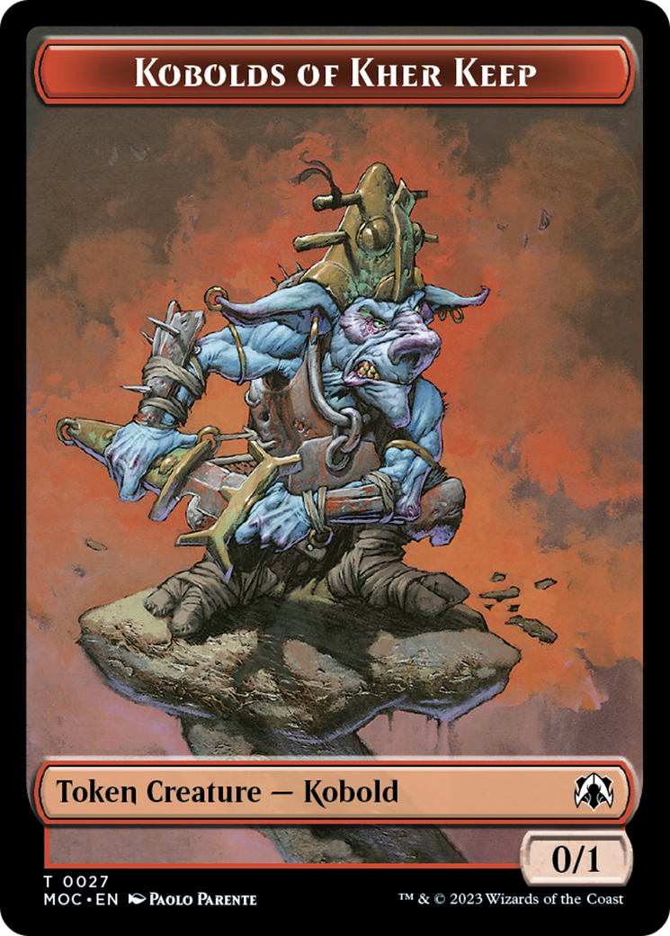 Bird // Kobolds of Kher Keep Double-Sided Token [March of the Machine Commander Tokens] | Webway Games