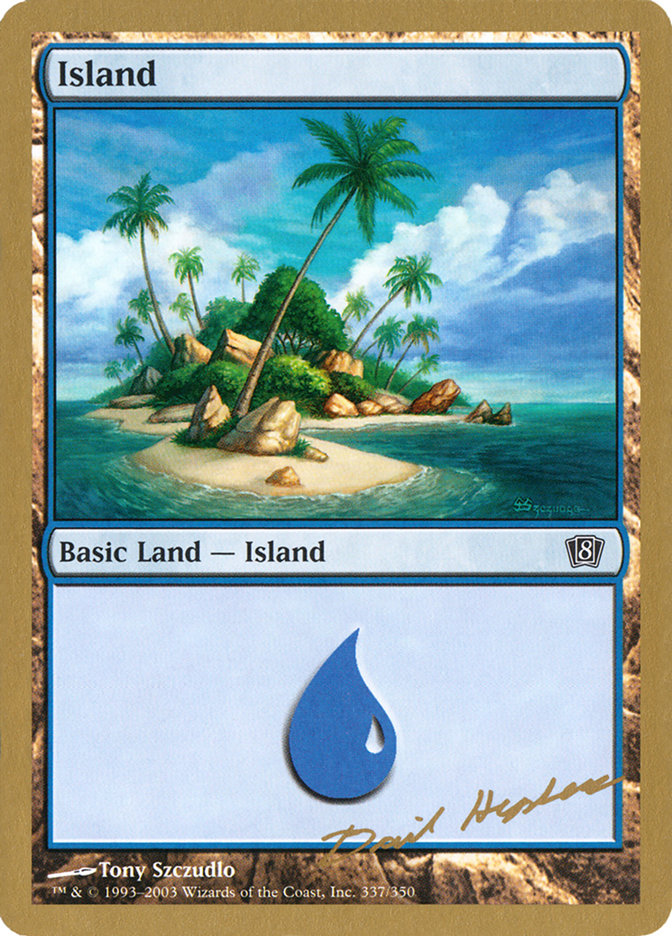 Island (dh337) (Dave Humpherys) [World Championship Decks 2003] | Webway Games