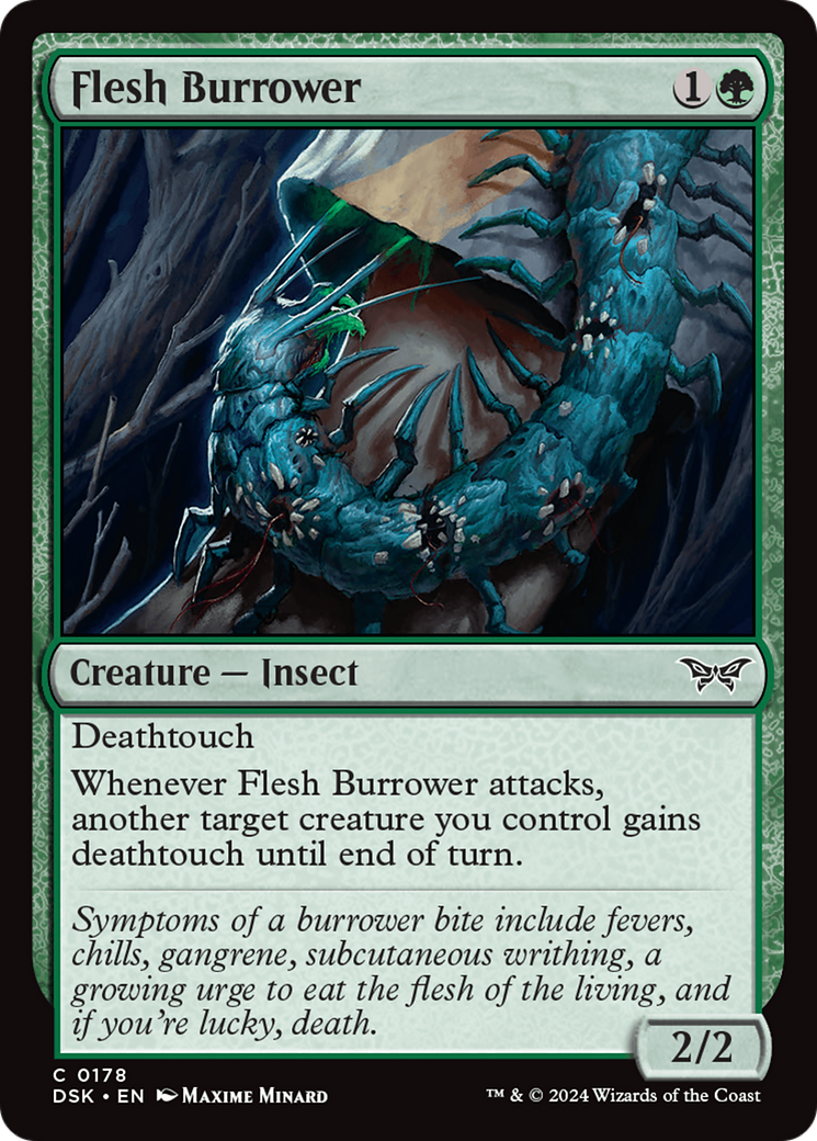 Flesh Burrower [Duskmourn: House of Horror] | Webway Games