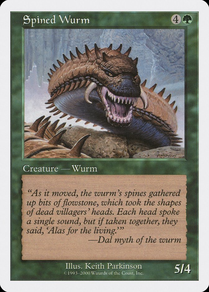 Spined Wurm [Media Promos] | Webway Games