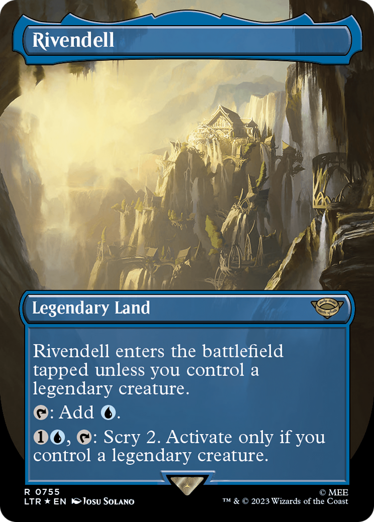 Rivendell (Borderless) (Surge Foil) [The Lord of the Rings: Tales of Middle-Earth] | Webway Games