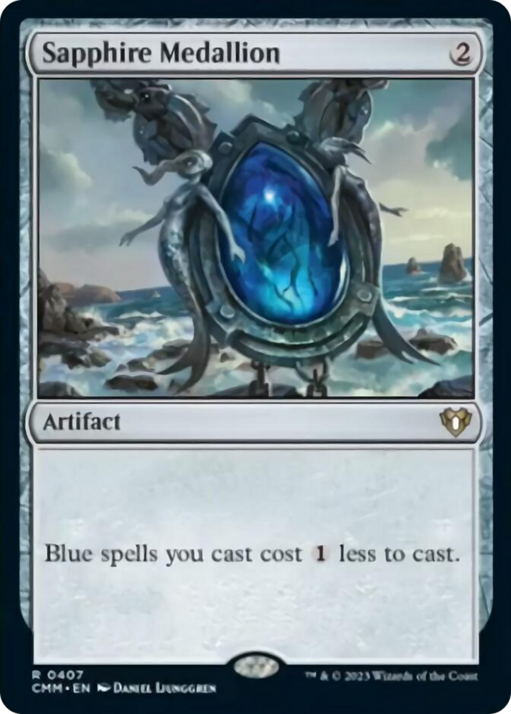 Sapphire Medallion [Commander Masters] | Webway Games