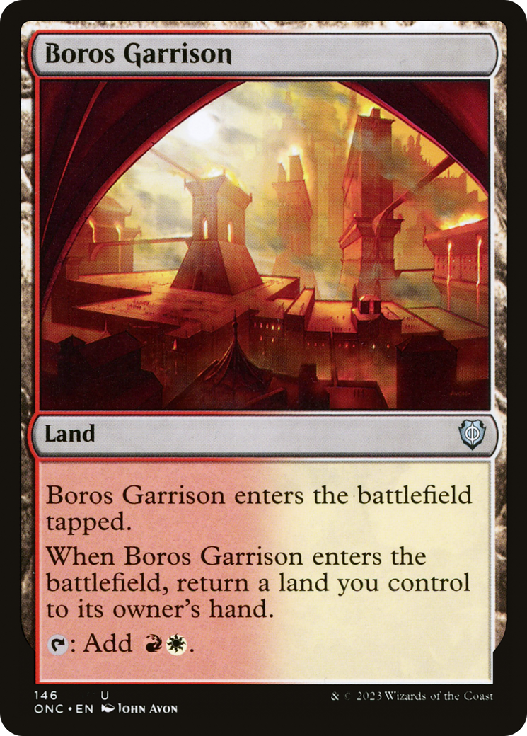 Boros Garrison [Phyrexia: All Will Be One Commander] | Webway Games