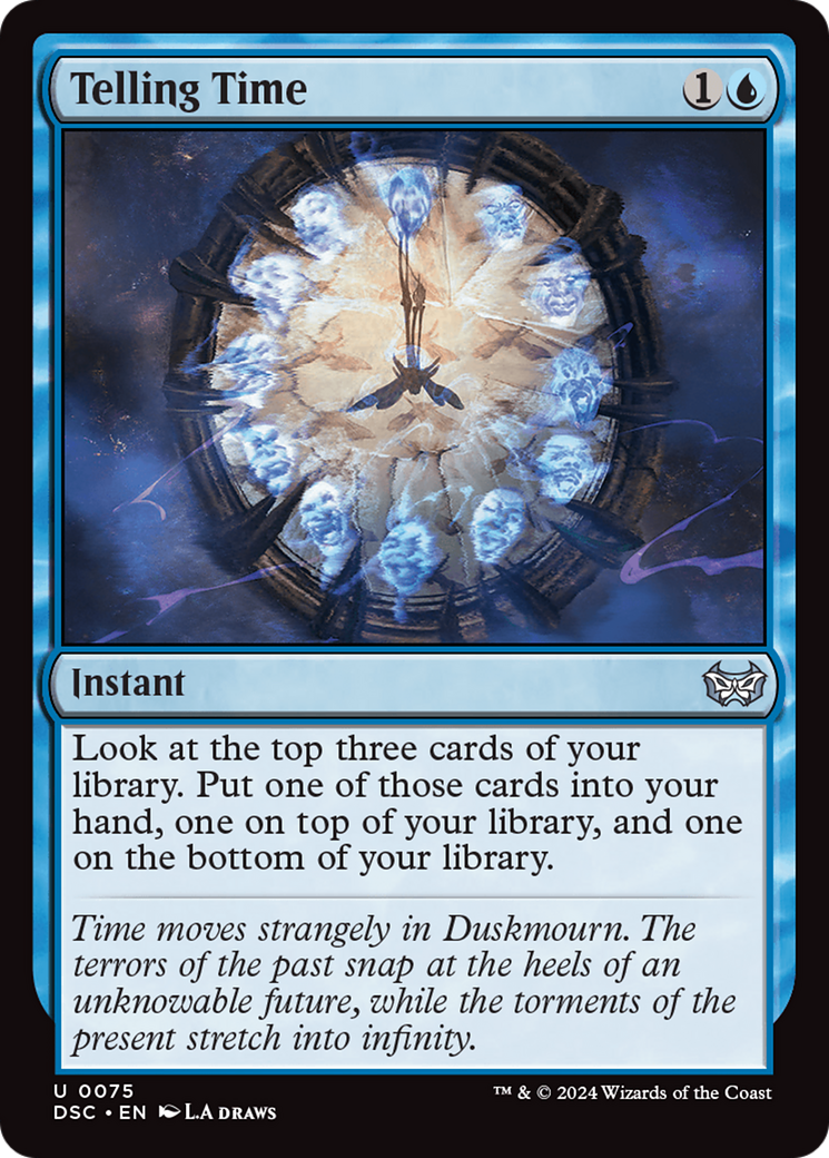 Telling Time [Duskmourn: House of Horror Commander] | Webway Games