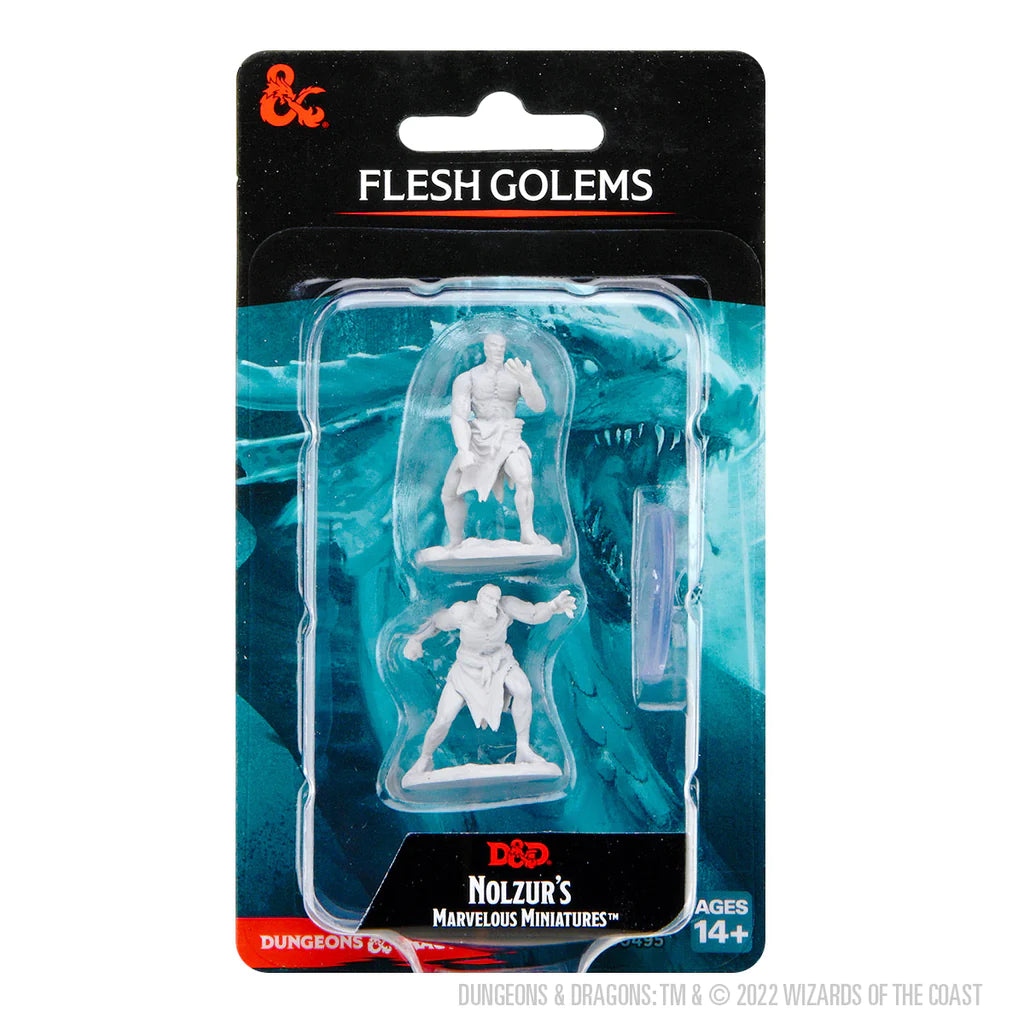 D&D NOLZUR'S MARVELOUS MINIATURES: FLESH GOLEMS | Webway Games