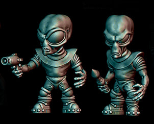 GREY ALIENS – 6 MULTIPART MODELS