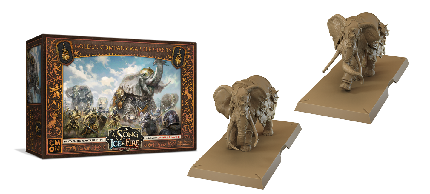 A SONG OF ICE & FIRE: GOLDEN COMPANY ELEPHANTS | Webway Games