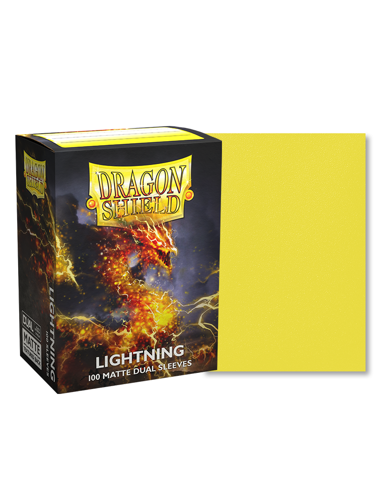 Lightning - Matte Dual Sleeves - Standard Size | Webway Games