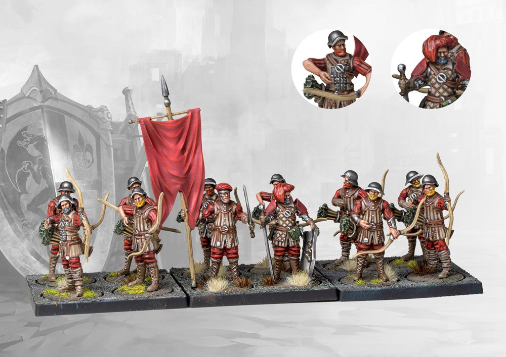 Conquest Militia Bowmen - Hundred Kingdoms | Webway Games