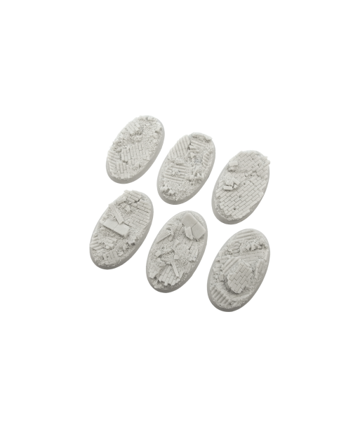 Old Factory Bases, Oval 60x35mm (4) | Webway Games