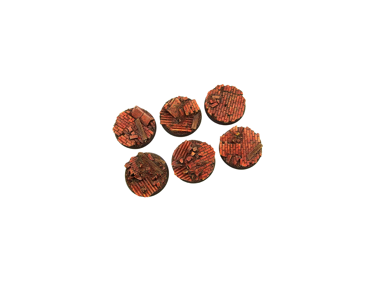 Old Factory Bases, Round 40mm (2) | Webway Games