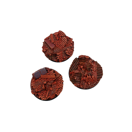 Old Factory Bases, Round 50mm (2) | Webway Games