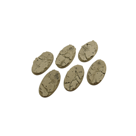 Ruins Bases, Oval 60x35mm (4) | Webway Games