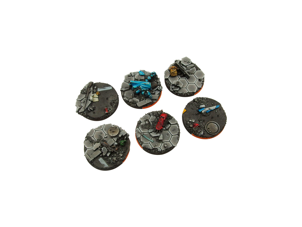 Urban Fight Arc Bases Round 40mm (2) | Webway Games