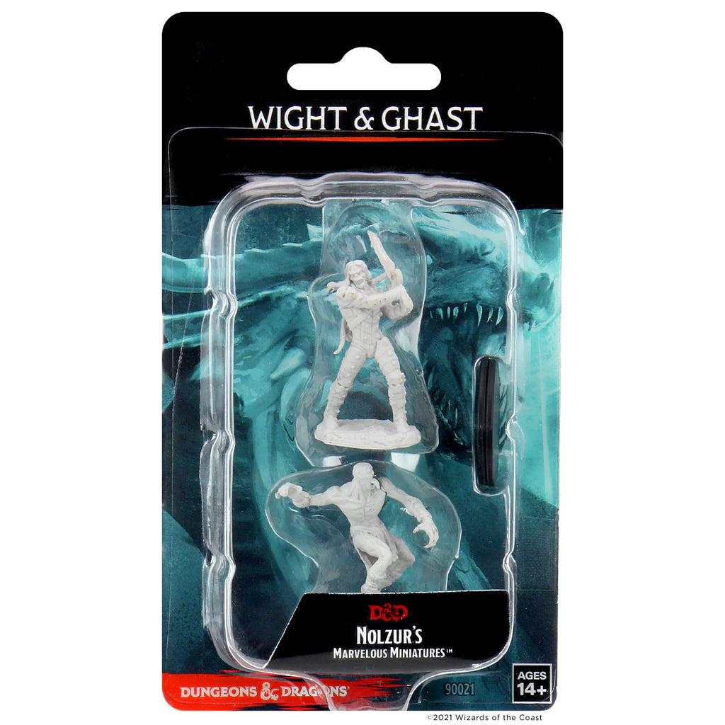 D&D NOLZUR'S MARVELOUS MINIATURES - WIGHT & GHAST | Webway Games