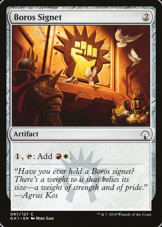 Boros Signet [GRN Guild Kit] | Webway Games