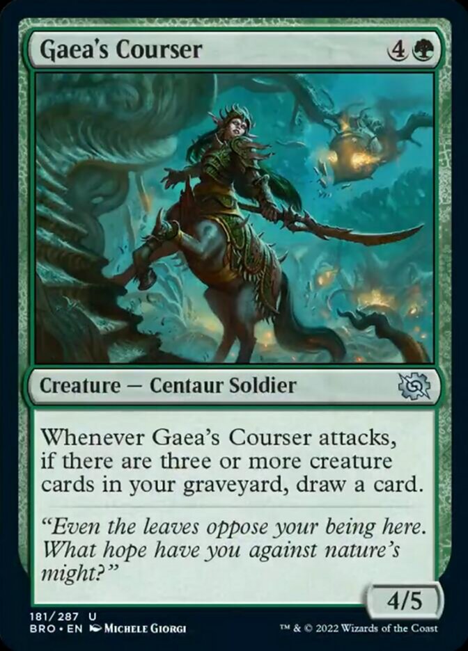 Gaea's Courser [The Brothers' War] | Webway Games