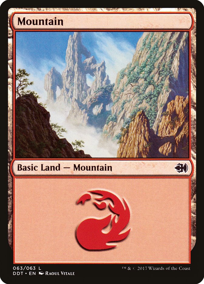 Mountain (#63) [Duel Decks: Merfolk vs. Goblins] | Webway Games