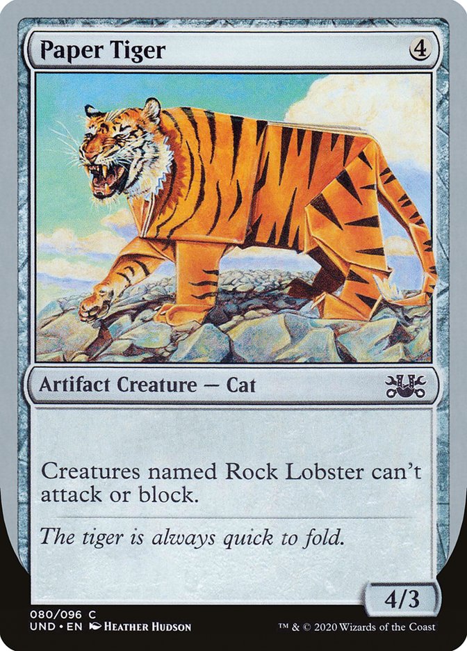Paper Tiger [Unsanctioned] | Webway Games