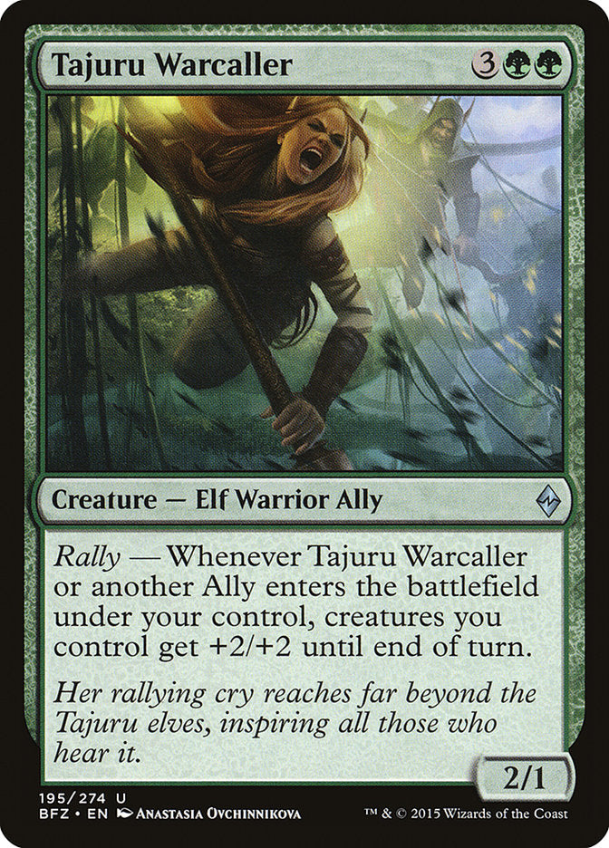 Tajuru Warcaller [Battle for Zendikar] | Webway Games