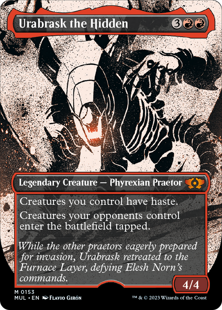 Urabrask the Hidden (Halo Foil) [Multiverse Legends] | Webway Games