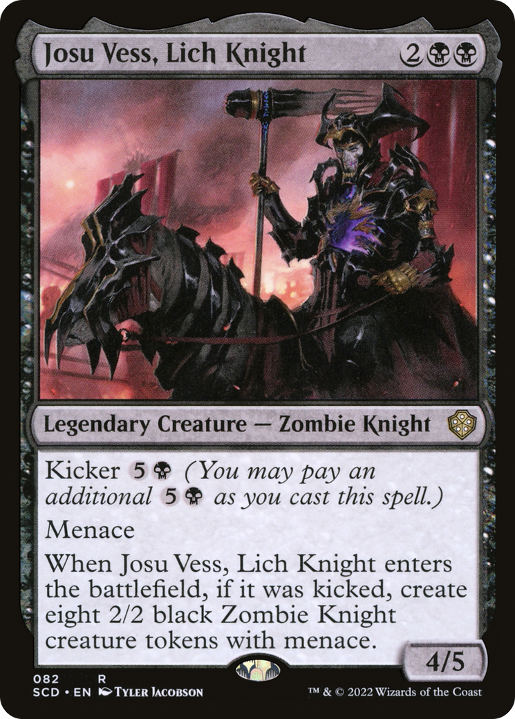 Josu Vess, Lich Knight [Starter Commander Decks] | Webway Games