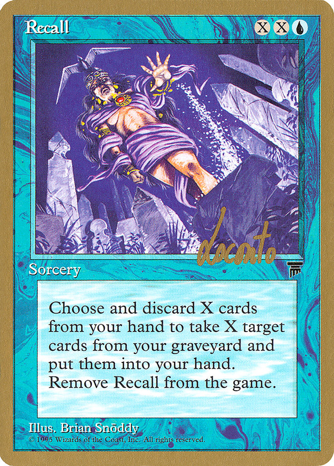 Recall (Michael Loconto) [Pro Tour Collector Set] | Webway Games