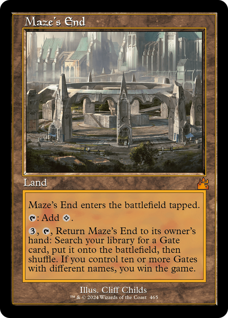 Maze's End (Retro Frame) [Ravnica Remastered] | Webway Games