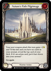 Nature's Path Pilgrimage (Yellow) [U-WTR148] (Welcome to Rathe Unlimited)  Unlimited Rainbow Foil | Webway Games